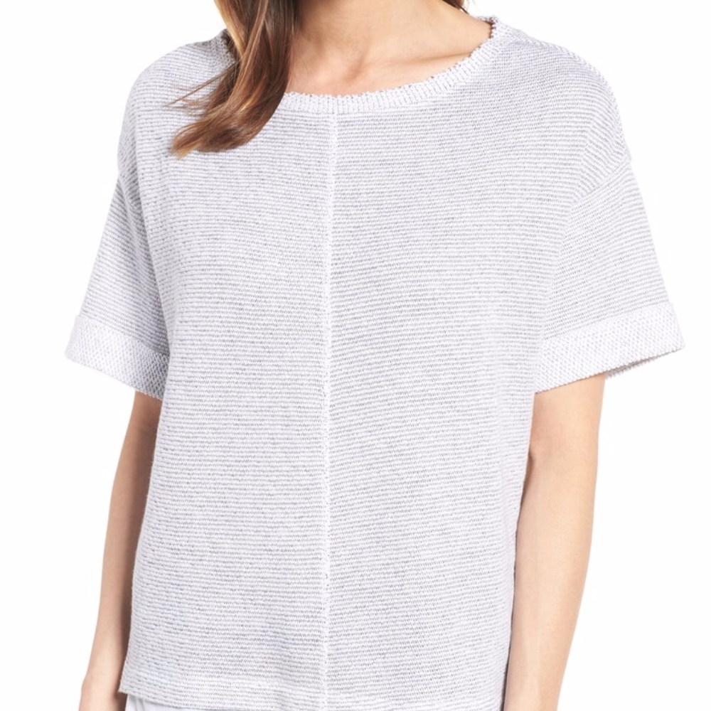 CASLON Woven Hem Top Blouse Size Small NEW